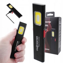 Фонарик карманный EDC светодиодный (COB) аккумуляторный с магнитом  PROTESTER PRO-FL0205S