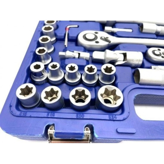 Автомобильный набор инструментов 1/4", 1/2" 108ед. (6-гр.) СТАНДАРТ STM-0108-6