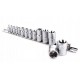 Набор головок TORX на планке TOPTUL 1/4"-1/2" E4-E24 14ед. GAAR1402
