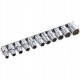 Набор 12-гранных головок на планке TOPTUL 12-гр. 1/2" 11ед. 8-22мм GAAQ1601U-12