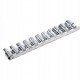 Набор 12-гранных головок на планке TOPTUL 12-гр. 1/2" 11ед. 8-22мм GAAQ1601U-12