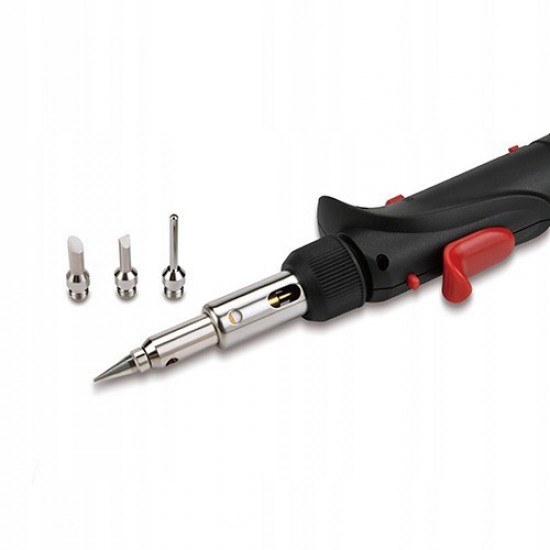 Паяльник газовый 150W с комплектом насадок 8ед. TOPTUL EGAE0801