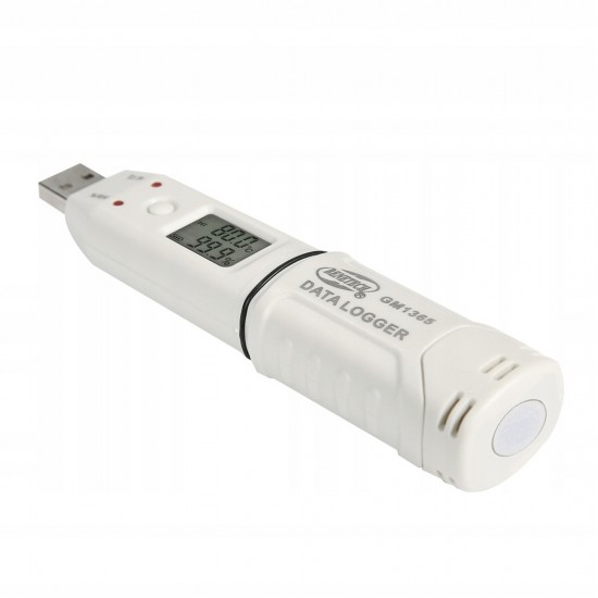 Регистратор влажности и температуры (даталоггер) USB, 0-100%, -30-80°C BENETECH GM1365