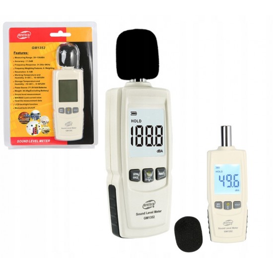 Шумомер 30-130 дБ BENETECH GM1352