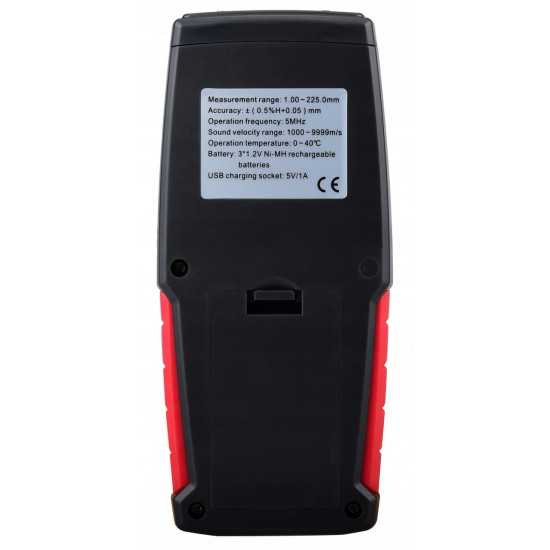 Толщиномер ультразвуковой 1-225мм WINTACT WT100A