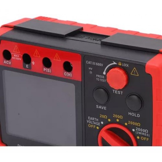 Тестер сопротивления заземления (0-2000 Ω) BENETECH GT5105A