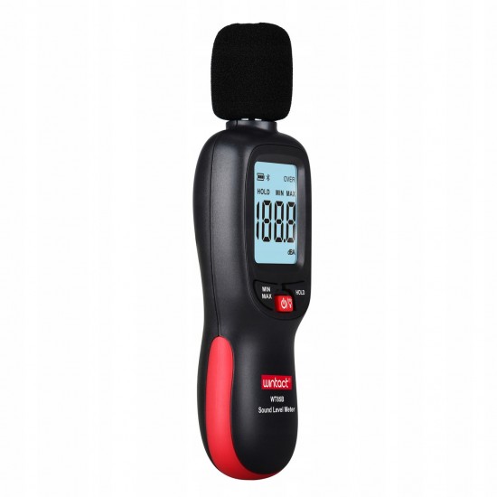 Измеритель шума (шумомер) Bluetooth 30-130 дБ WINTACT WT85B