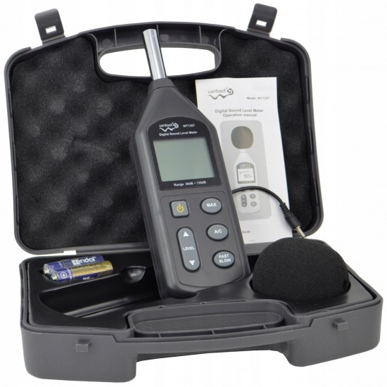 Измеритель шума (шумомер) 30-130 дБ WINTACT WT1357