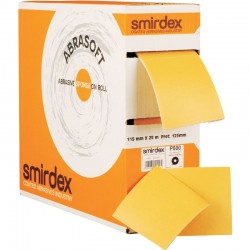 Абразивна губка Smirdex Abrasoft з перфорацією, рулон 25м, Р=1000