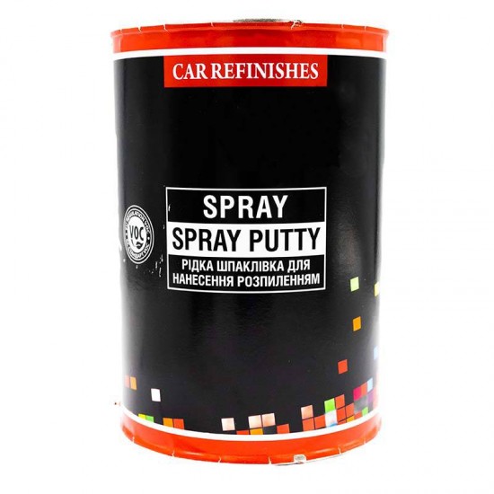 Рідка шпаклівка СSS	SPRAY  1кг + Затверджувач 0,02 кг